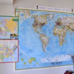Worldwide View of Guest Hometowns - colored pins mark each town